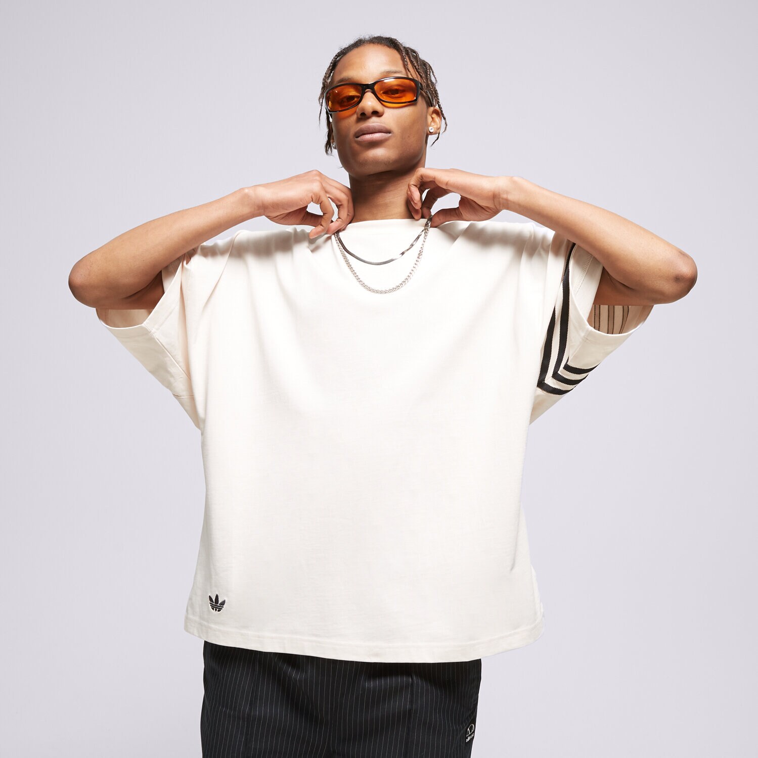 pánské tričko ADIDAS TRIČKO NEW C TEE HM1874 BÍLÁ