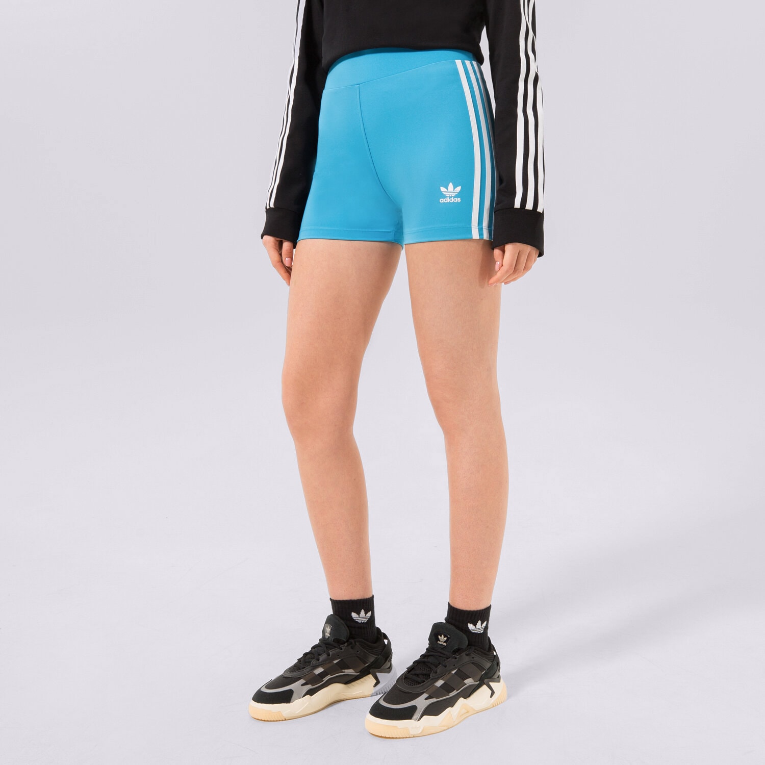 dámské kraťasy ADIDAS ŠORTKY  HC1959 HC1959 MODRÁ