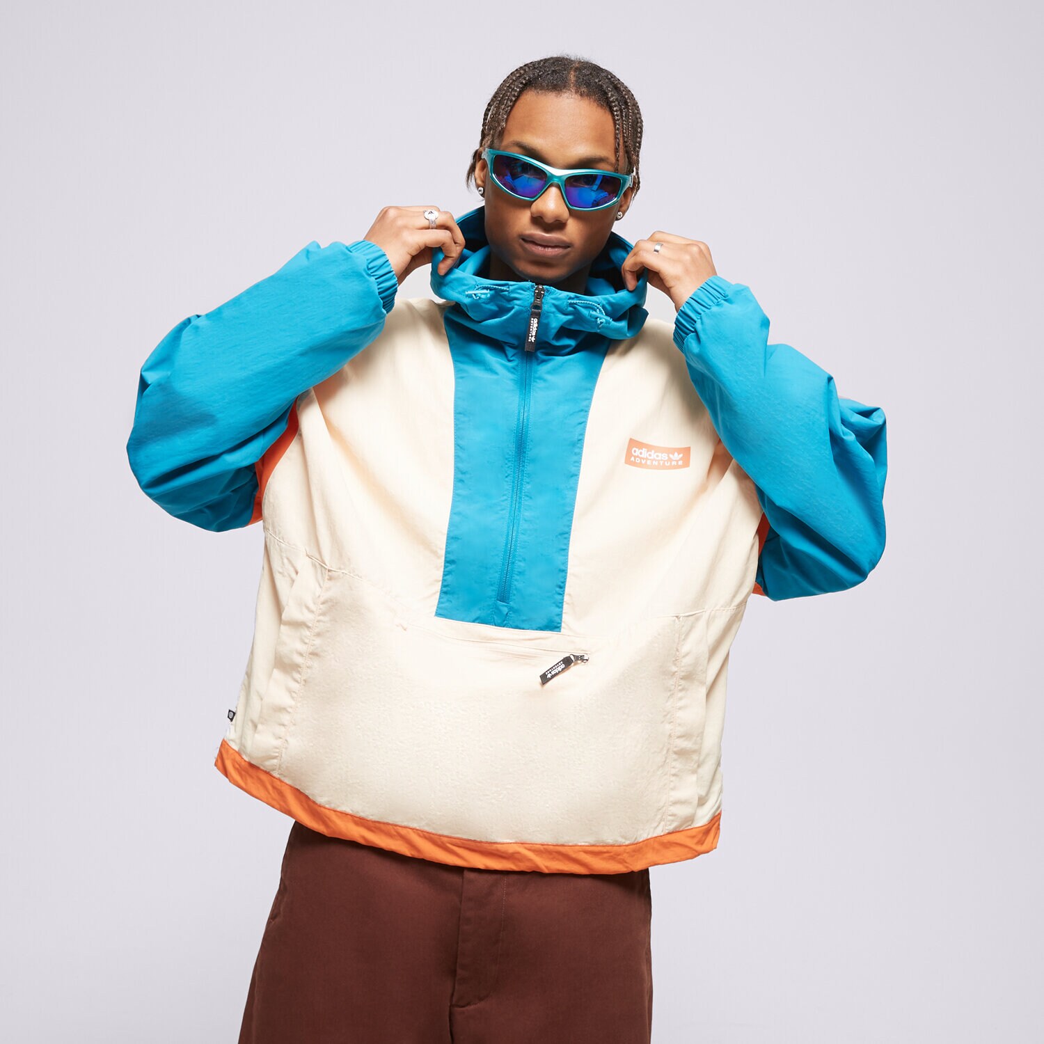 Přechodná bunda pánská (podzimní, jarní) ADIDAS BUNDA ADV PRM WNDBKR HR4219 VÍCEBAREVNÁ