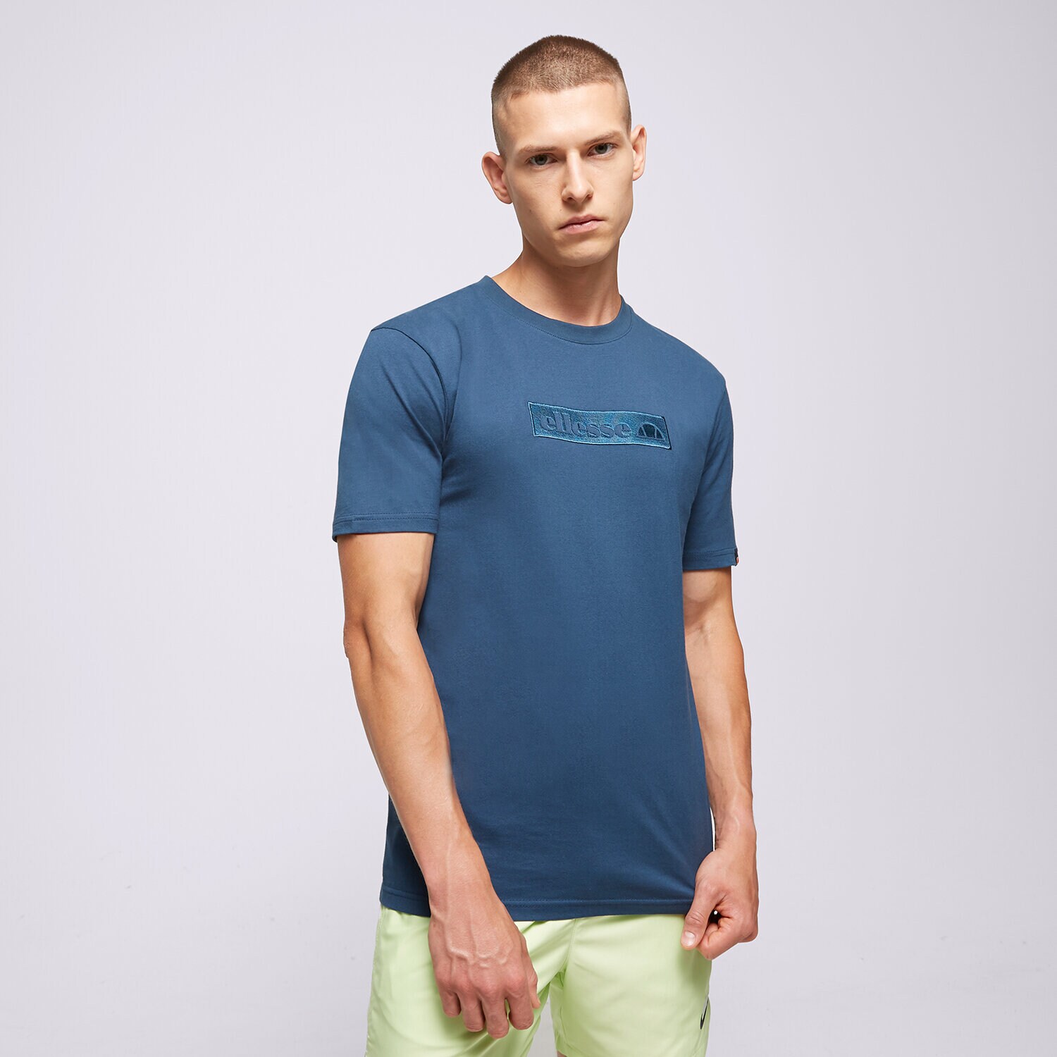 pánské tričko ELLESSE TRIČKO CARPINONE TEE DBLUE SHR17561420 MODRÁ
