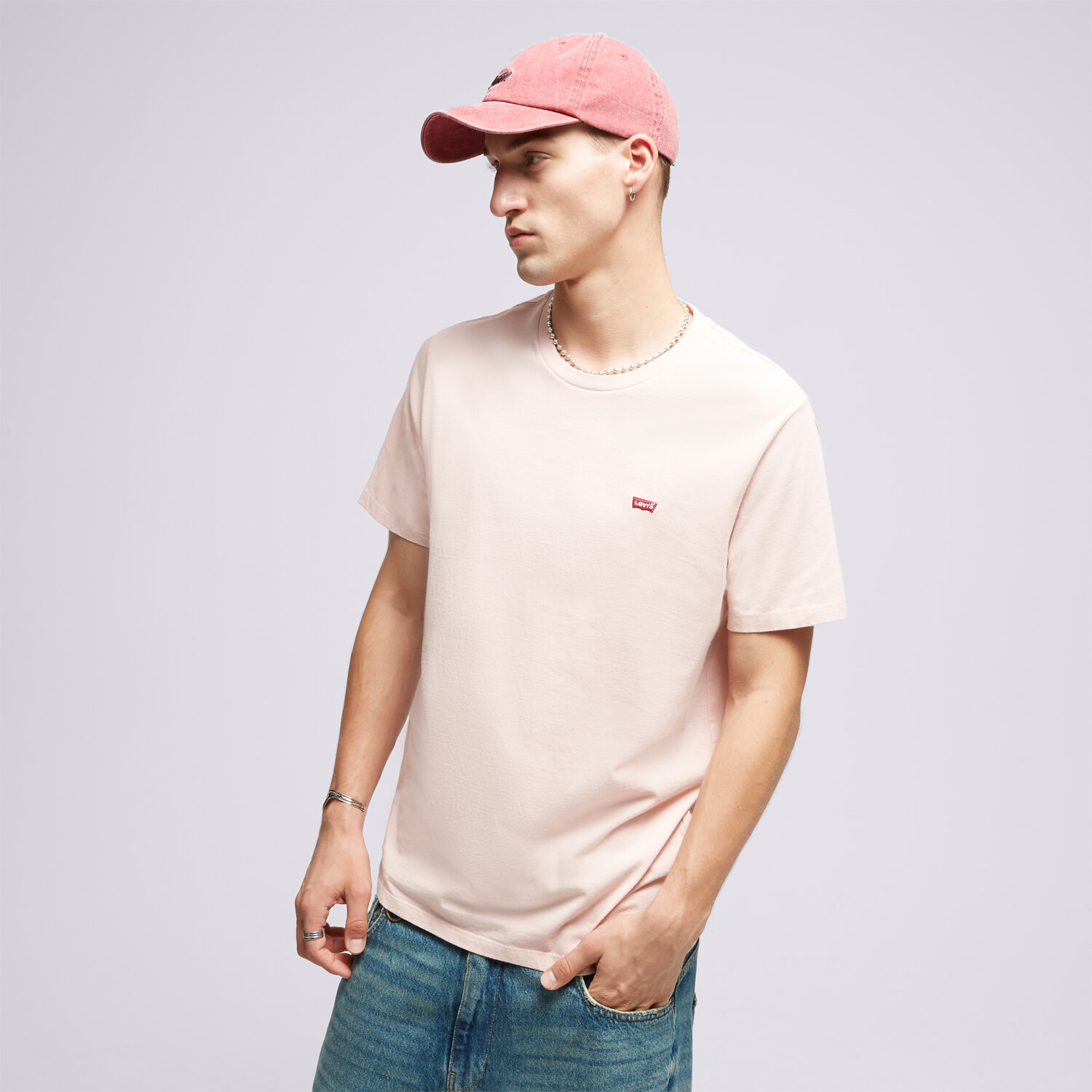 pánské tričko LEVI'S TRIČKO SS ORIGINAL HM 56605-0159 RŮŽOVÁ