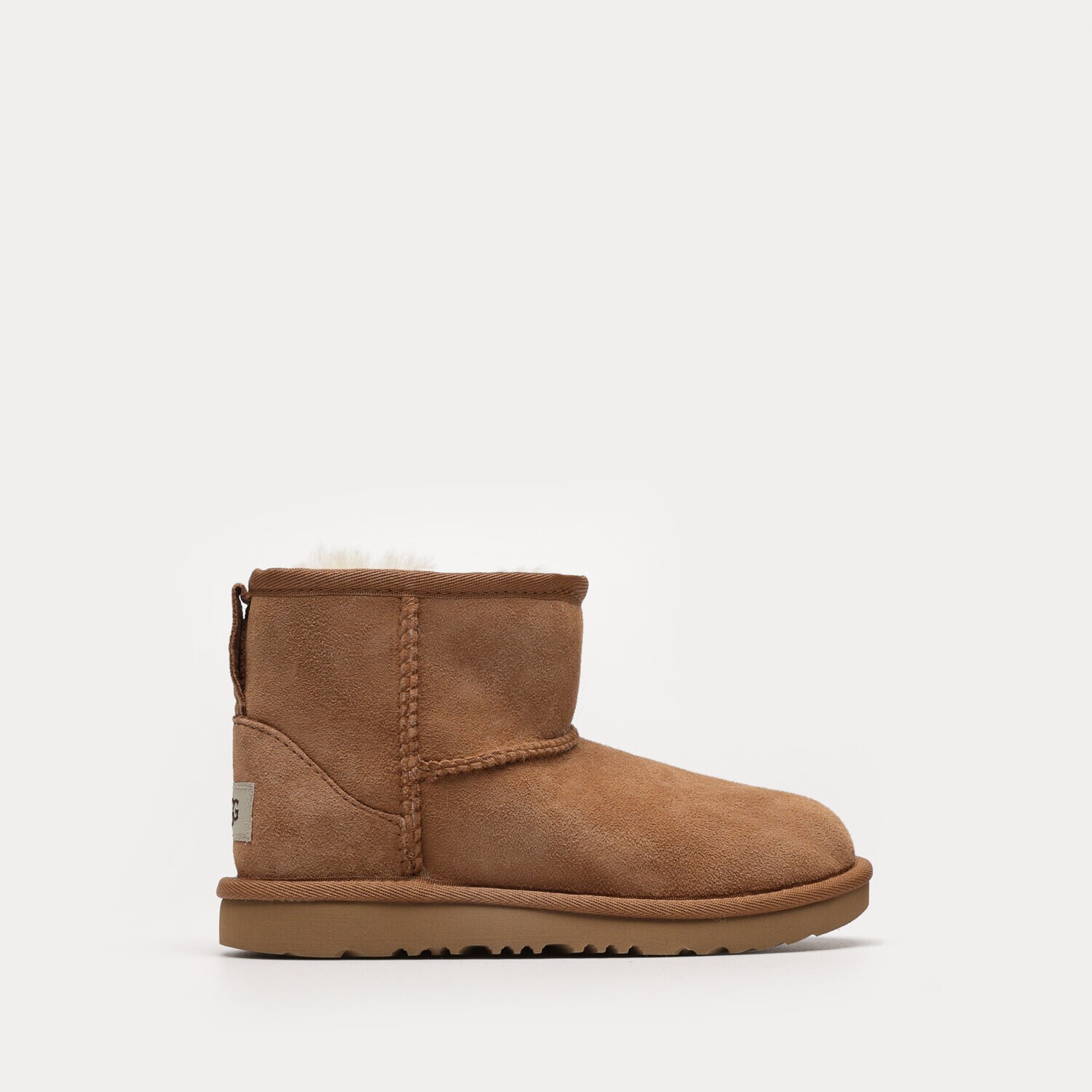 dětské boty casual UGG CLASSIC MINI II 1017715K-CHE HNĚDÁ