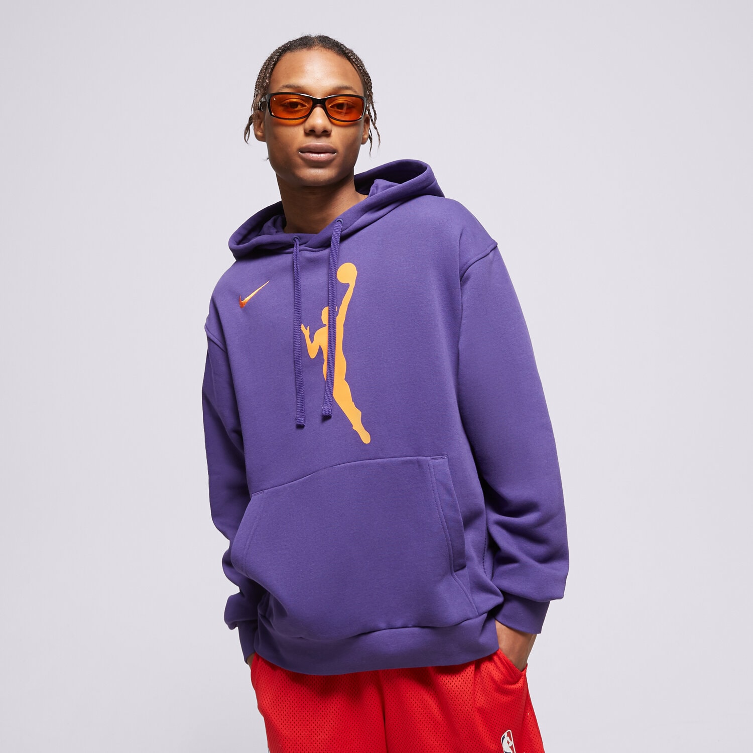 pánská mikina NIKE MIKINA S KAPUCÍ WNBA M NK PO FLC ESSNTL W13 NBA DR9596-566 MODRÁ