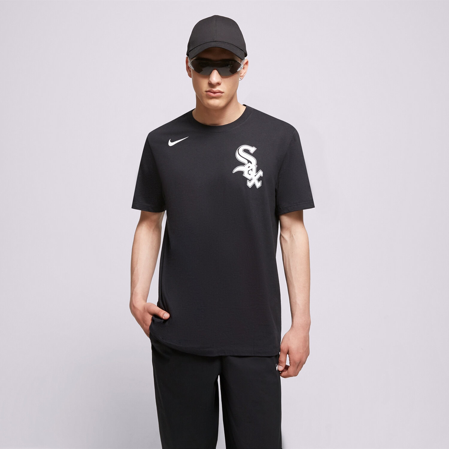 pánské tričko NIKE TRIČKO CHICAGO WHITE SOX MLB N199-00A-RX-M3X ČERNÁ