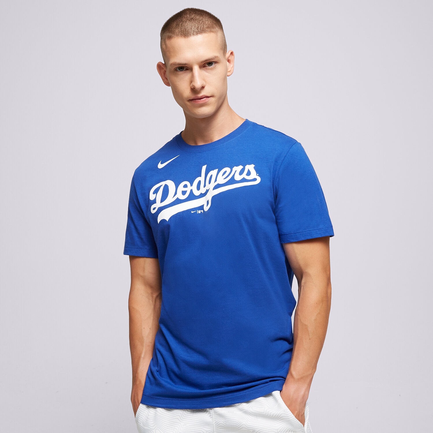 pánské tričko NIKE TRIČKO LOS ANGELES DODGERS MLB N199-4EW-LD-M3X MODRÁ