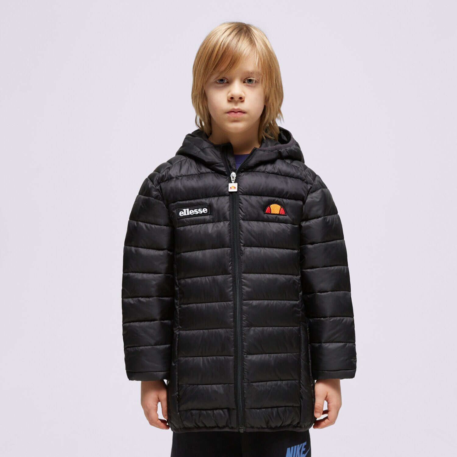 dětské tričko ELLESSE BUNDA PÉŘOVÁ VALENTINA JNR BLK PADDED JACKET S4E09996011 ČERNÁ