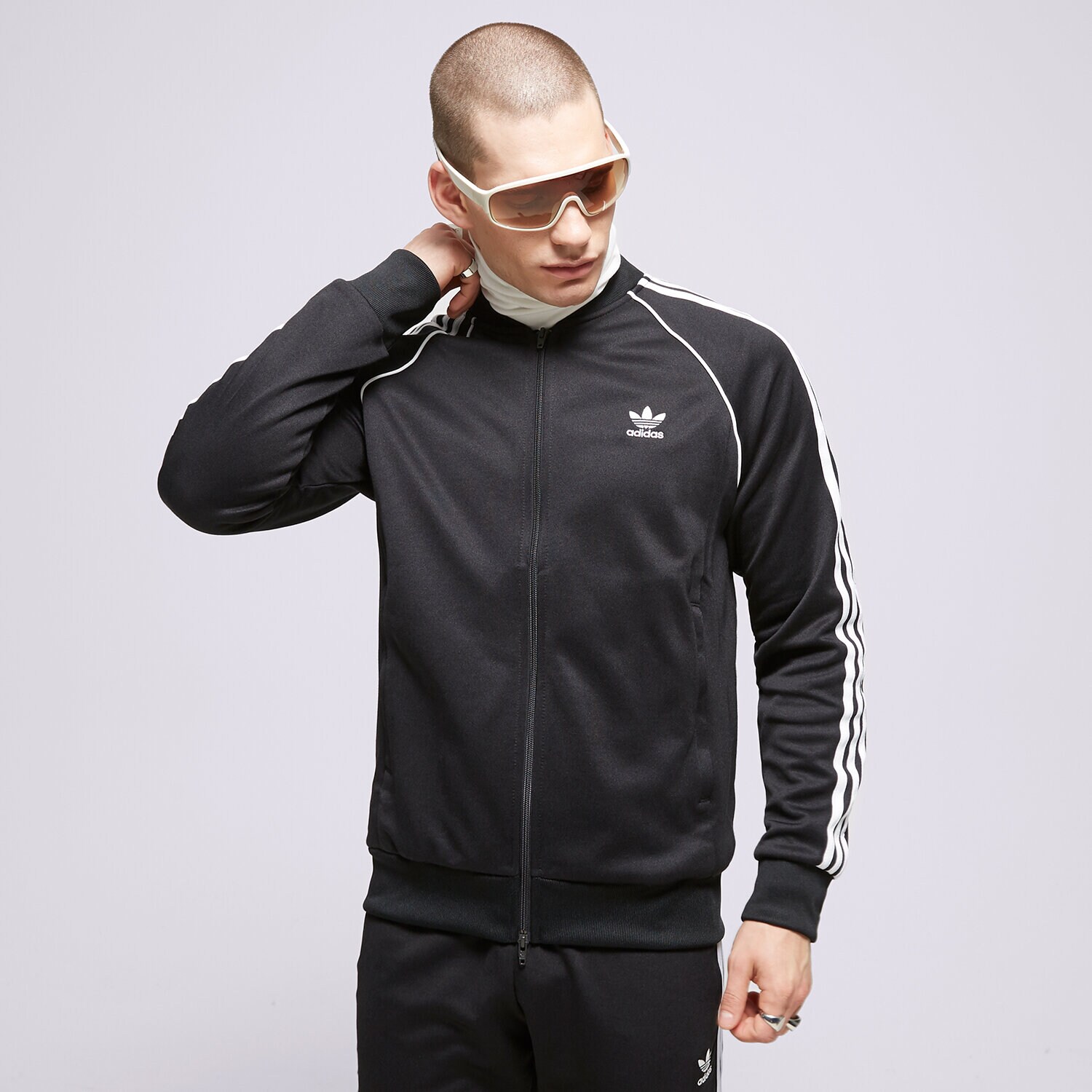 pánská mikina ADIDAS MIKINA SSTT BLK SWEATSHIRT IA4785 ČERNÁ