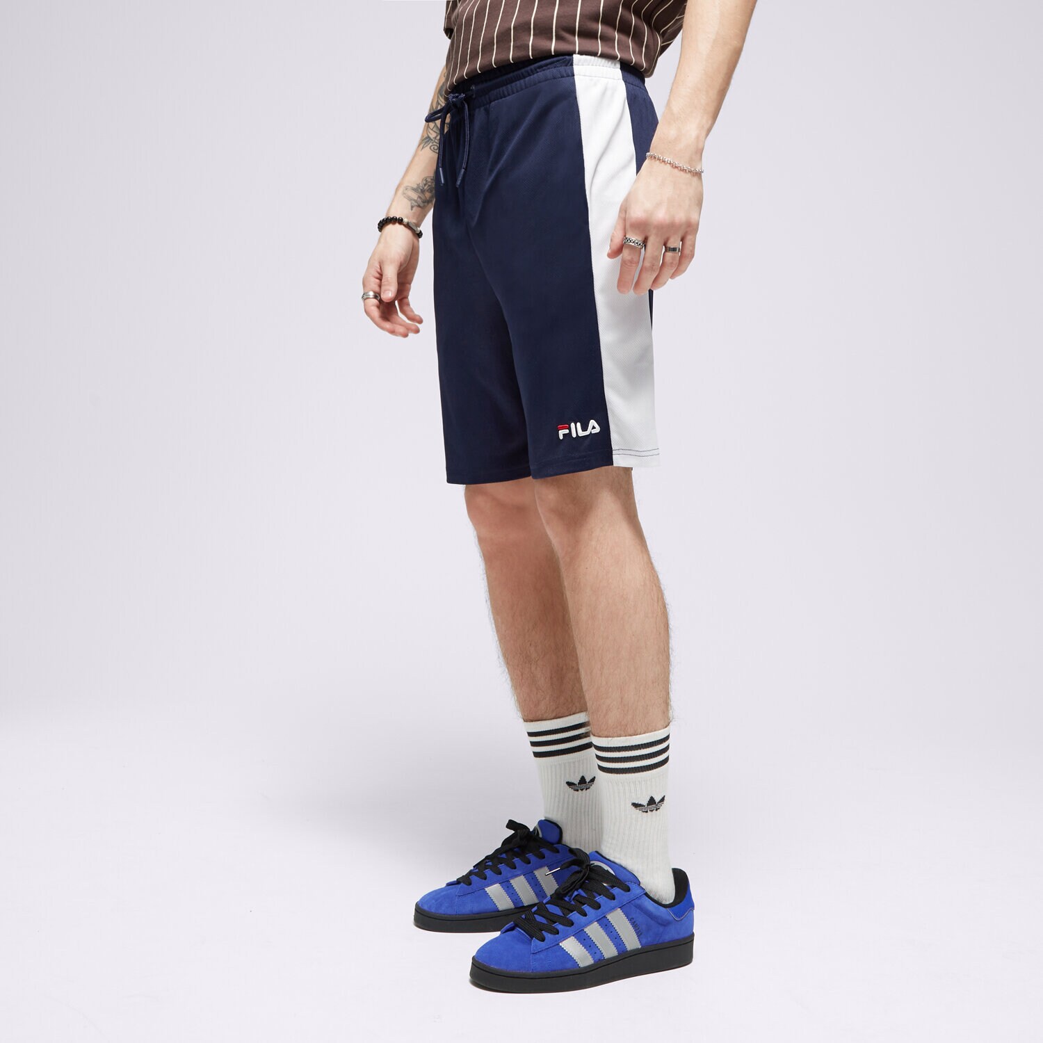 pánské kraťasy FILA ŠORTKY  MELLI BASKETBALL SHORTS SS22JDM026 TMAVOMODRÁ