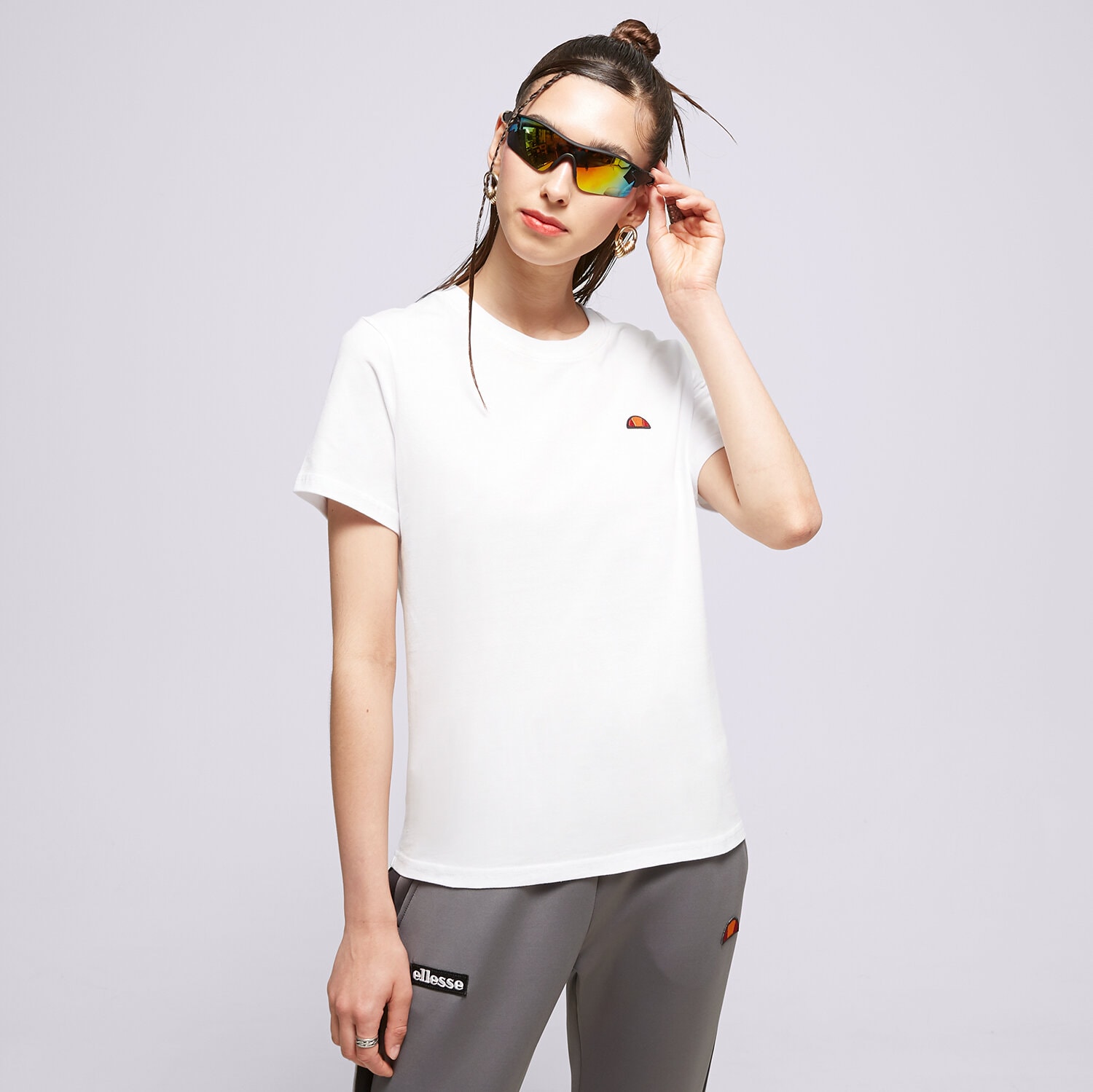 dámské tričko ELLESSE TRIČKO MELINDA WHITE SMG19604908 BÍLÁ