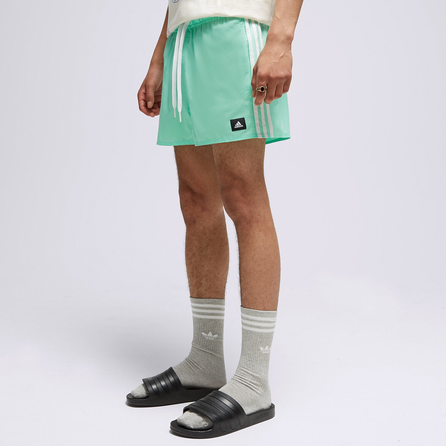 pánské kraťasy ADIDAS ŠORTKY  3S CLX SH VSL HT4370 ZELENÁ