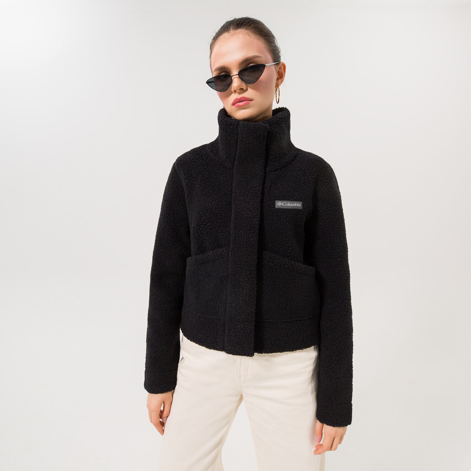 dámská mikina COLUMBIA FLEECE MIKINA PANORAMA™ SNAP 2012654010 ČERNÁ