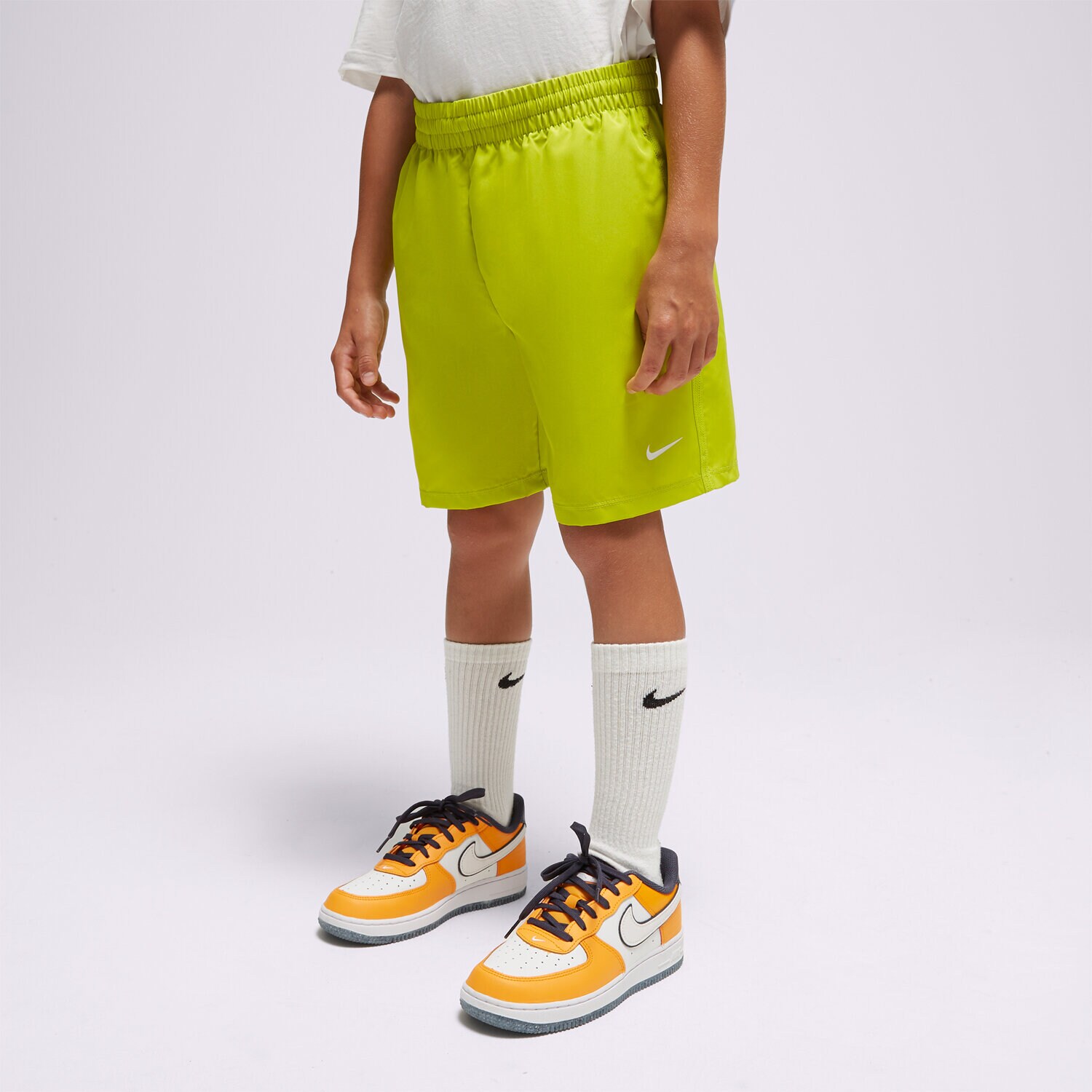 NIKE ŠORTKY  B NK DF MULTI WVN DX5382-308 ZELENÁ