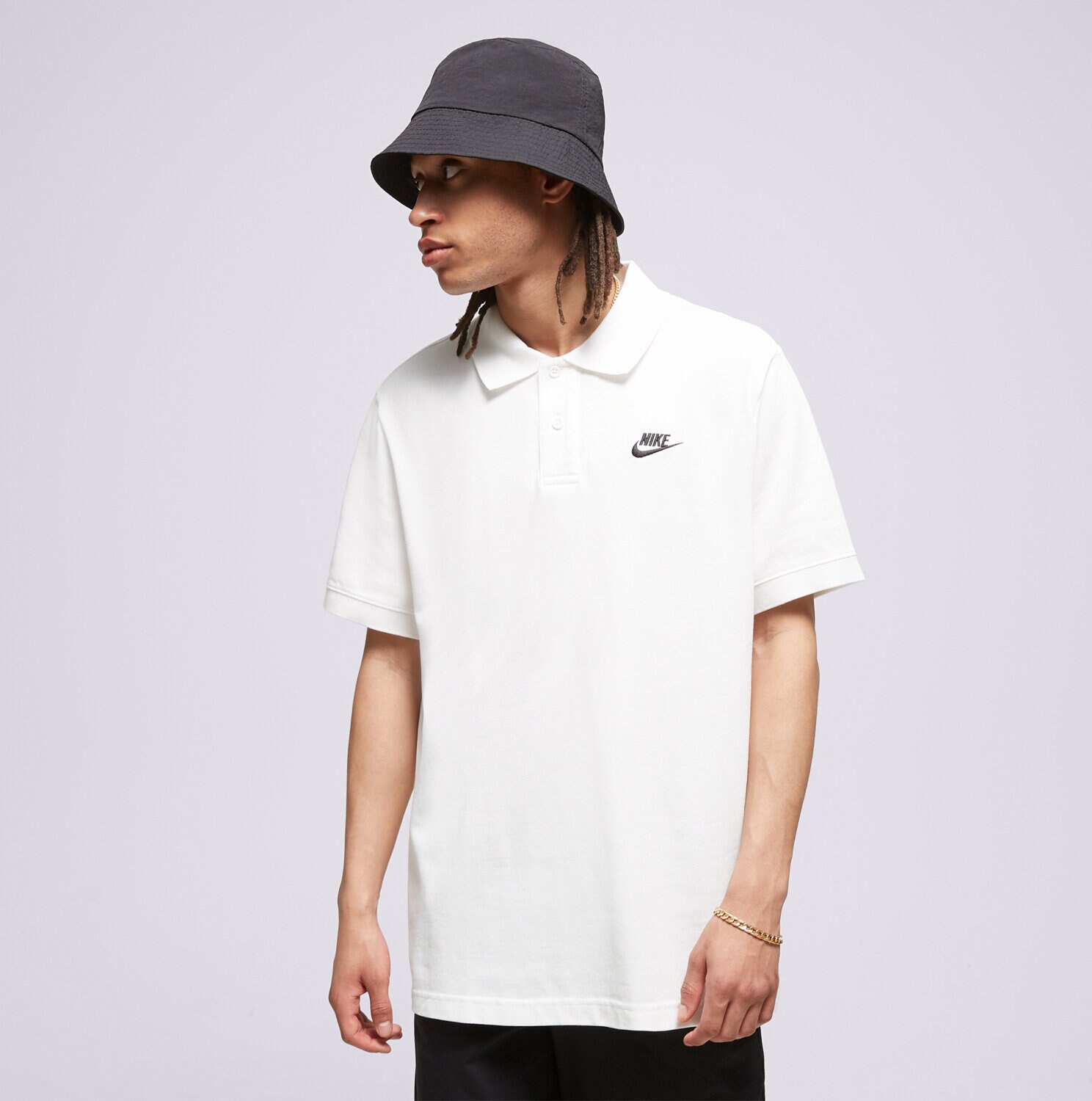 pánské polo tričko NIKE TRIČKO SPORTSWEAR CJ4456-100 BÍLÁ