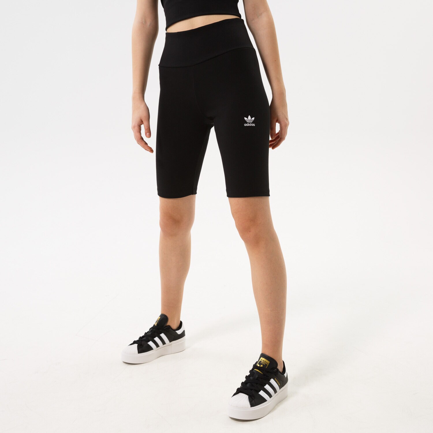 dámské kraťasy ADIDAS RIB CYCLE SHORTS  HF7484 ČERNÁ