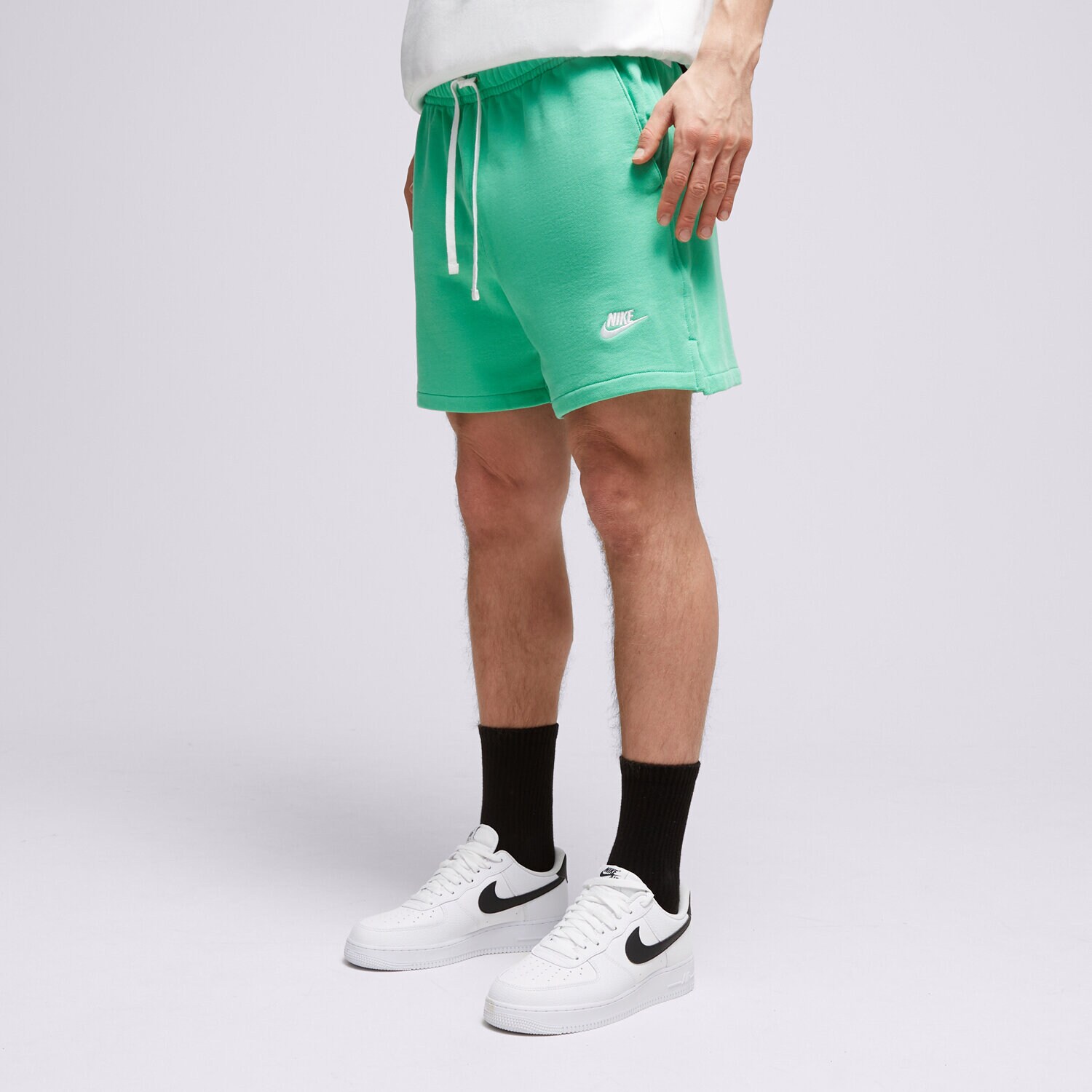 pánské kraťasy NIKE ŠORTKY  M NK CLUB FT FLOW DX0731-363 MODRÁ