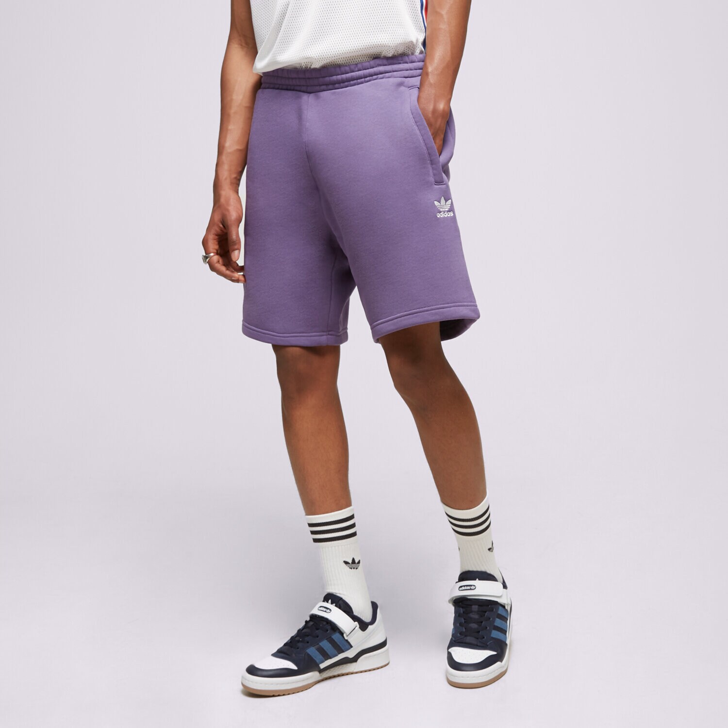 pánské kraťasy ADIDAS ŠORTKY  ESSENTIAL SHORT IB2018 MODRÁ