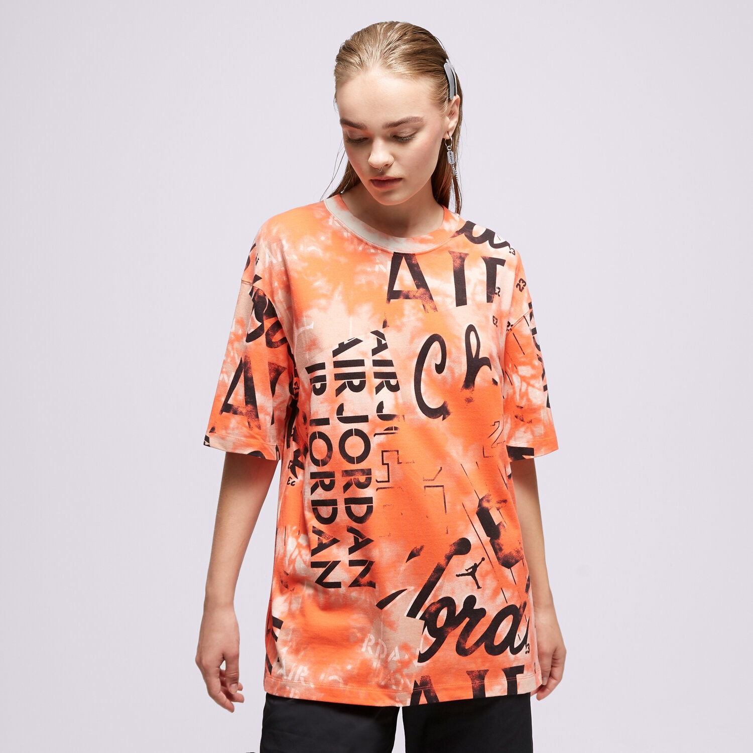 dámské tričko NIKE TRIČKO DN2769 DN2769-635 ČERVENÁ