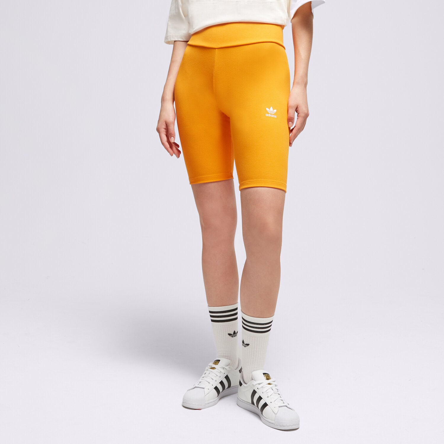 dámské kraťasy ADIDAS ŠORTKY  HF7483 HF7483 ORANŽOVÁ