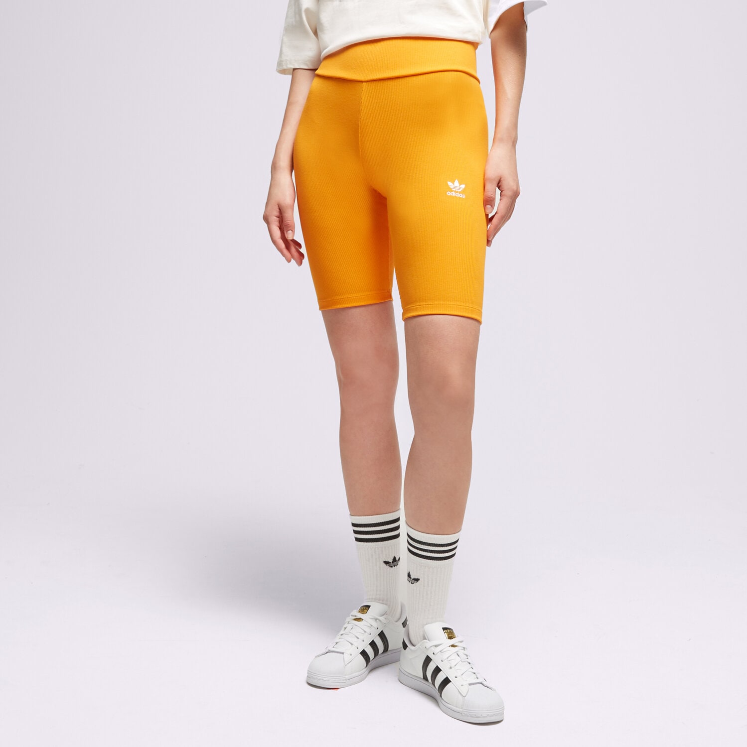 dámské kraťasy ADIDAS ŠORTKY  HF7483 HF7483 ORANŽOVÁ