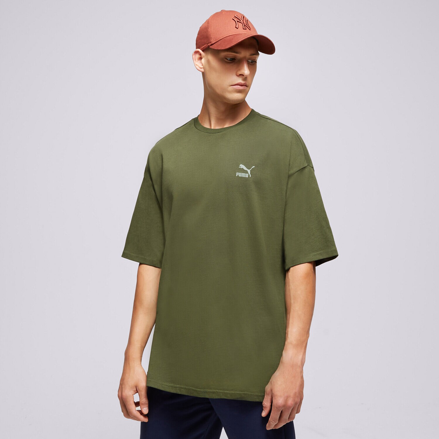pánské tričko PUMA TRIČKO BETTER CLASSICS OVERSIZED 62131531 ZELENÁ