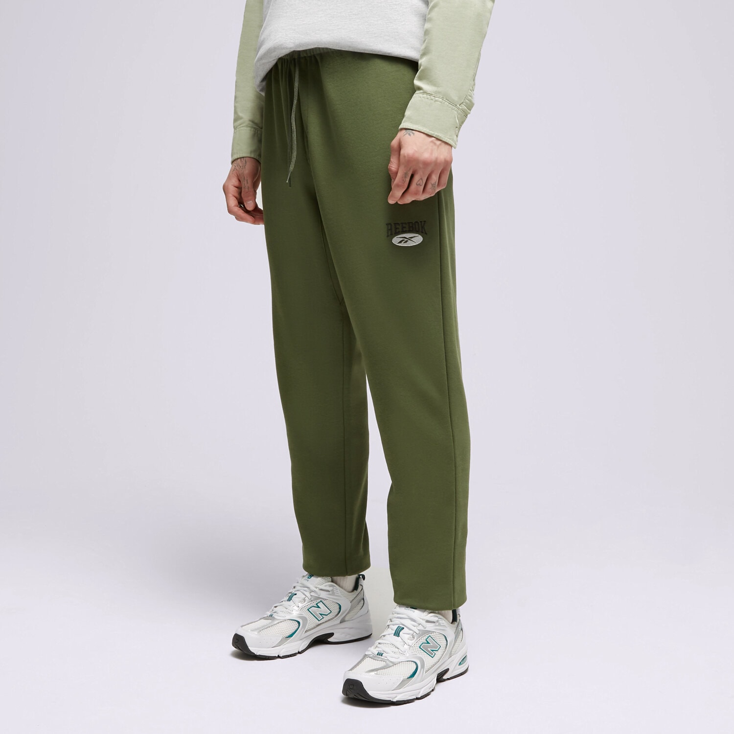 pánské kalhoty REEBOK KALHOTY  CL AE PANT 100034577 KHAKI