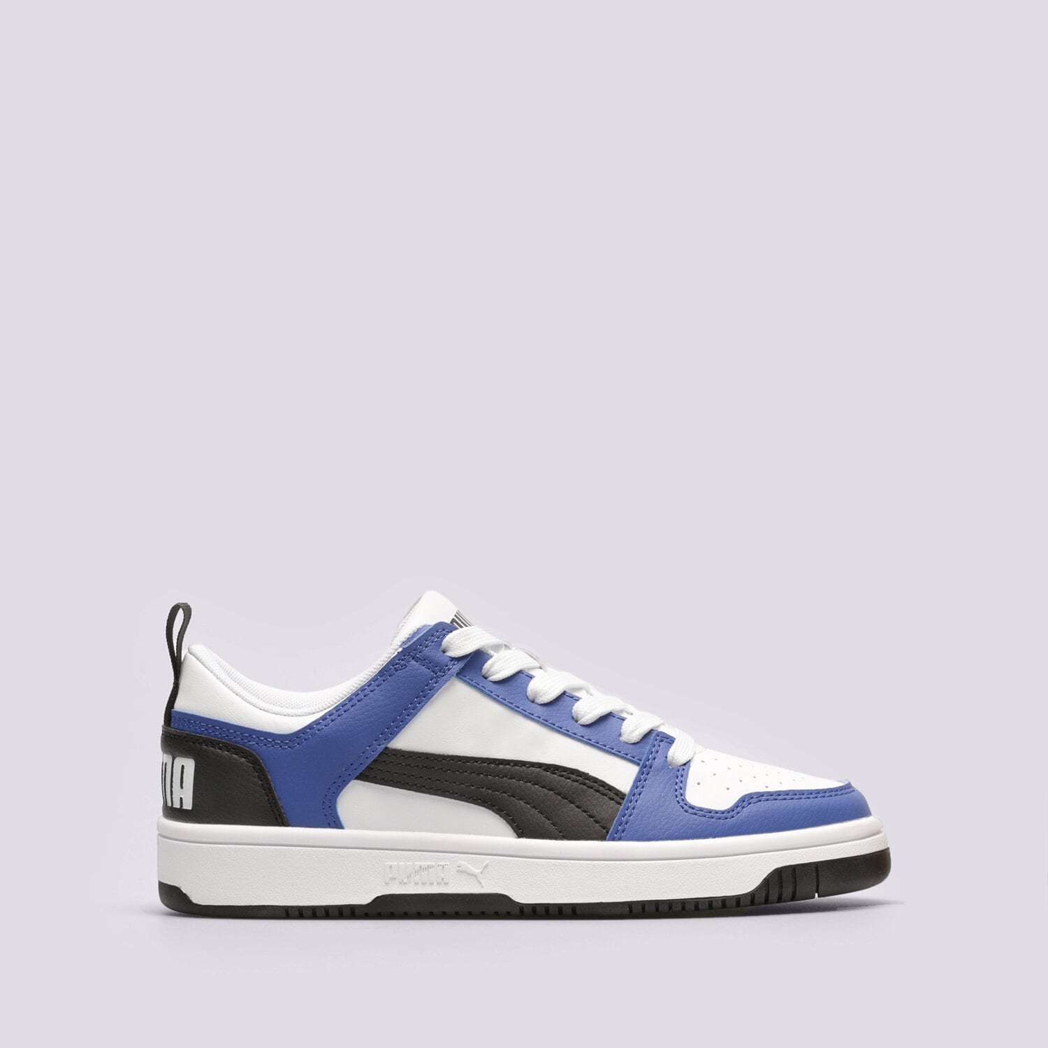 dětské tenisky PUMA REBOUND LAYUP LO SL JR  37049019 TMAVOMODRÁ