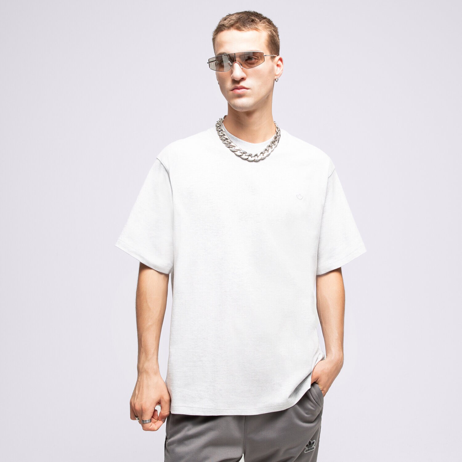 pánské tričko ADIDAS TRIČKO C TEE IB9473 ŠEDÁ