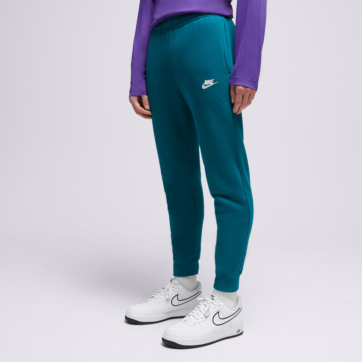 pánské kalhoty NIKE KALHOTY  NIKE SPORTSWEAR CLUB BV2671-381 MODRÁ