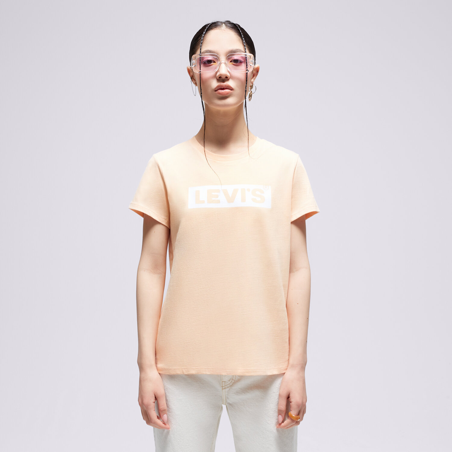 dámské tričko LEVI'S TRIČKO THE PERFECT TEE NEUTRALS 17369-2246 ŽLUTÁ
