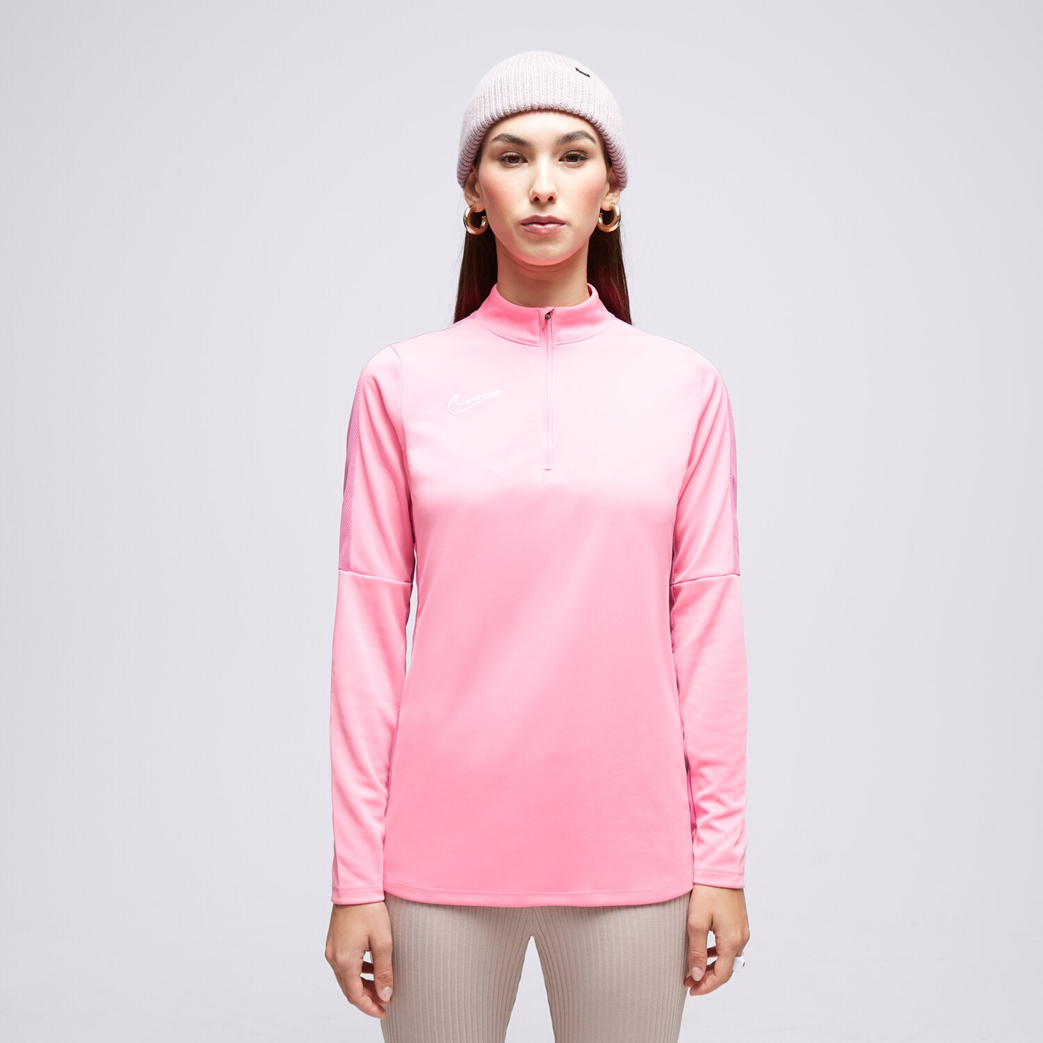 dámská mikina NIKE MIKINA ROZEPÍNACÍ W NK DF ACD23 DRIL TOP BR SWEATSHIRT DX0513-606 RŮŽOVÁ