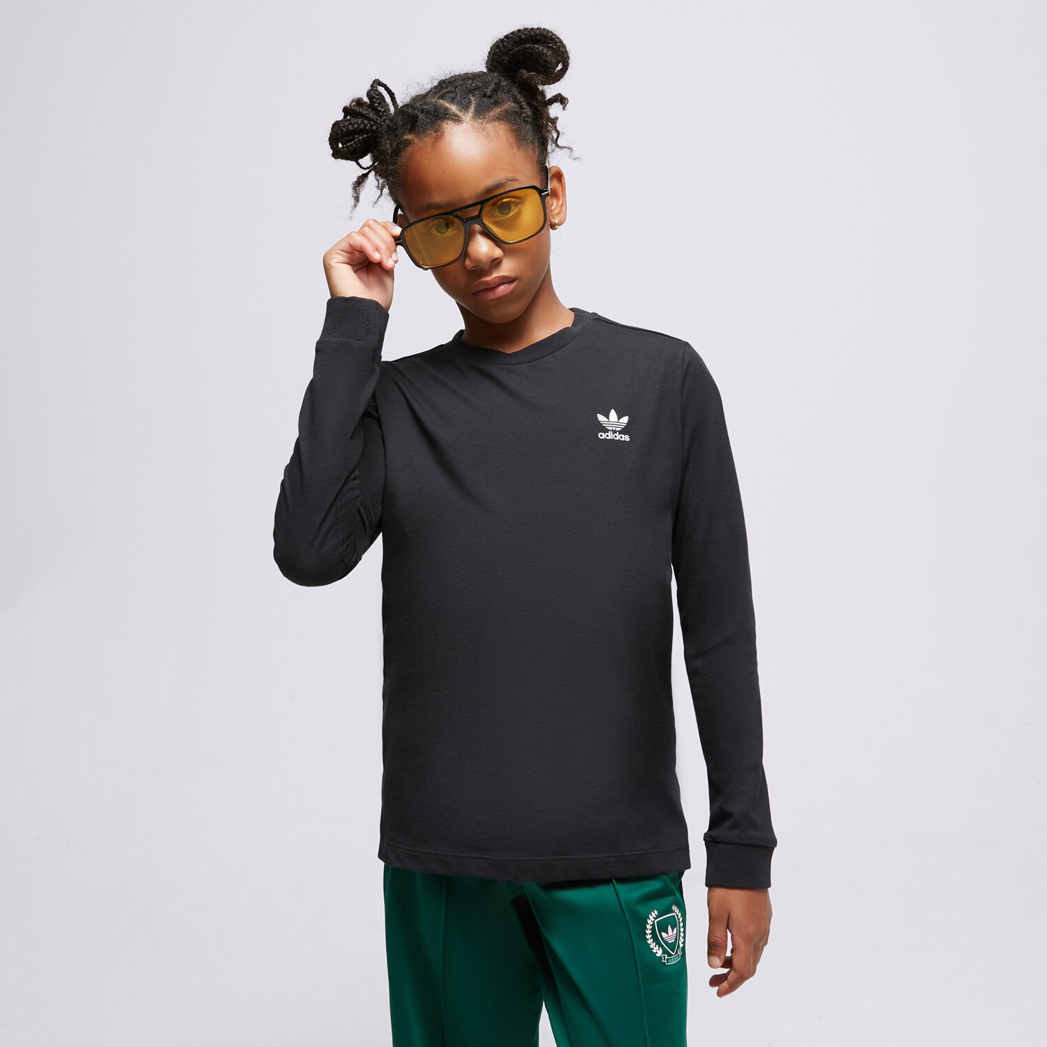 dětské tričko ADIDAS TRIČKO LS U IL2484 ČERNÁ