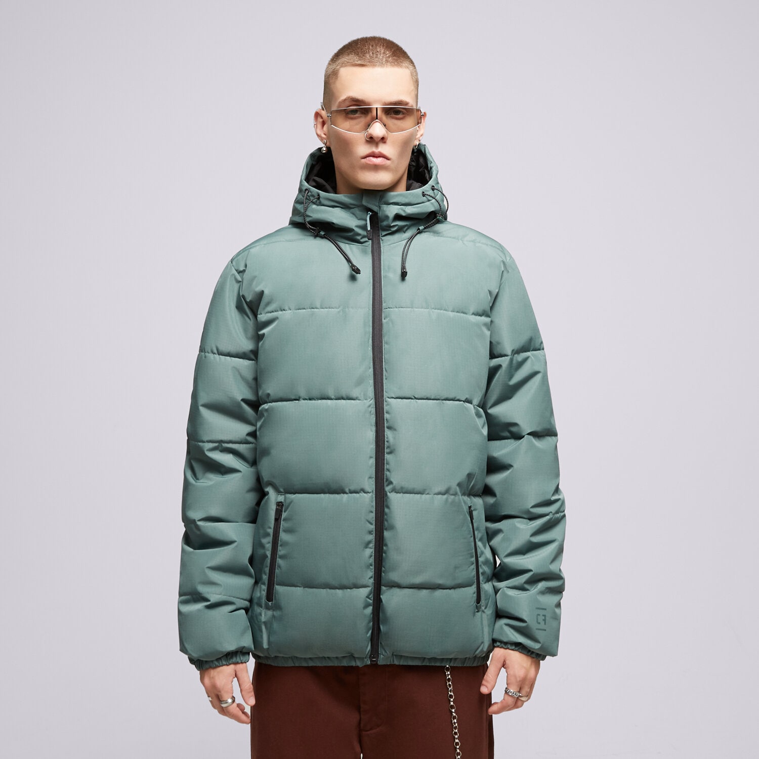 pánská zimní bunda CONFRONT BUNDA ESSENTIAL JACKET GREEN CF323KUM18002 ZELENÁ