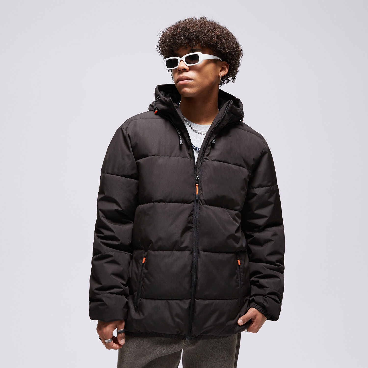 pánská zimní bunda CONFRONT BUNDA ESSENTIAL JACKET BLACK CF323KUM18001 ČERNÁ