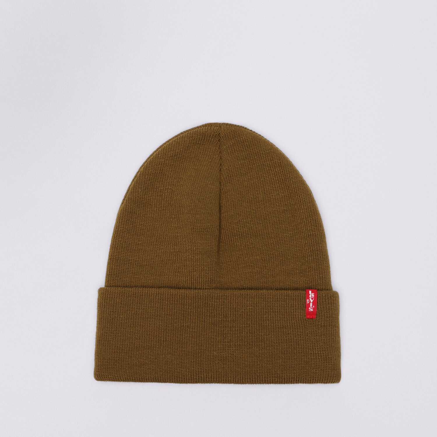 dětská čepice LEVI'S ČEPICE SLOUCHY RED TAB BEANIE D7543-0006 KHAKI