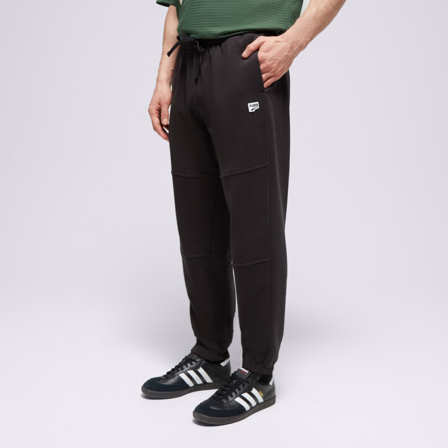 pánské kalhoty PUMA KALHOTY  DOWNTOWN 62128701 ČERNÁ