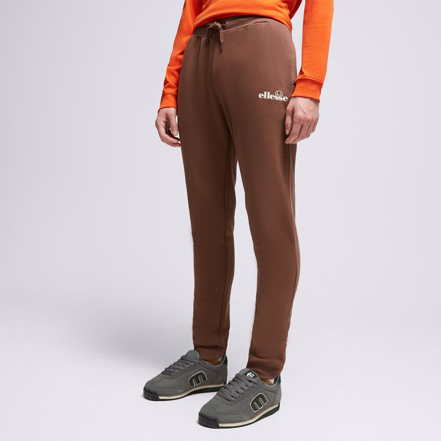 pánské kalhoty ELLESSE KALHOTY  CRAVO JOG PANT D BRWN SHT16465202 HNĚDÁ