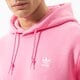 pánská mikina ADIDAS MIKINA S KAPUCÍ ESSENTIAL HOODY hk0097 barva růžová