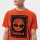 pánské tričko TIMBERLAND TRIČKO YC SS STACK LOGO TEE (REGULAR) tb0a2aj1cn41 barva červená