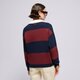 dámská mikina LEVI'S SVETR IVY LEAGUE STRIPED SWEATER REDS a8504-0001 barva bordová