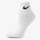 dámské ponožky NIKE PONOŽKY 3PPK QUARTER WHITE sx4706-101 barva bílá