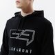 pánská mikina CONFRONT MIKINA S KAPUCÍ LOGO HOODY BLACK  cf121blm24001 barva černá