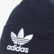 dětská čepice ADIDAS ČEPICE ZIMNÍ TREFOIL BEANIE bk7639 barva tmavomodrá