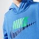 dětská mikina NIKE MIKINA S KAPUCÍ SPORTSWEAR CLUB FLEECE cj7861-402 barva modrá