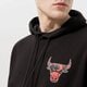 pánská mikina NEW ERA MIKINA S KAPUCÍ INFILL TEAM LOGO BULLS CHICAGO BULLS 60332139 barva černá