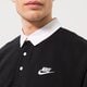 pánské polo tričko NIKE TRIČKO M NK CLUB BB LS TRIČKO dx0537-010 barva černá