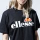 dámské tričko ELLESSE TRIČKO ALBANY BLK sgs03237001 barva černá