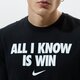 pánské tričko NIKE TRIČKO "ALL I KNOW IS WIN" NBA dd0773-010 barva černá