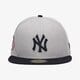 pánská kšiltovka NEW ERA ČEPICE SIDE PATCH 5950 NYY NEW YORK YANKEES GRA 60240482 barva šedá