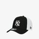 pánská kšiltovka NEW ERA ČEPICE CLEAN TRUCKER NYY BLACK NEW YORK YANKEES BLK 11588491 barva černá