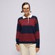 dámská mikina LEVI'S SVETR IVY LEAGUE STRIPED SWEATER REDS a8504-0001 barva bordová